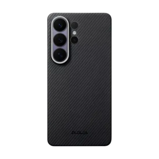 Pitaka Edge Ultra Slim Case with Aaron Button for Samsung S26 Ultra - Black / Grey
